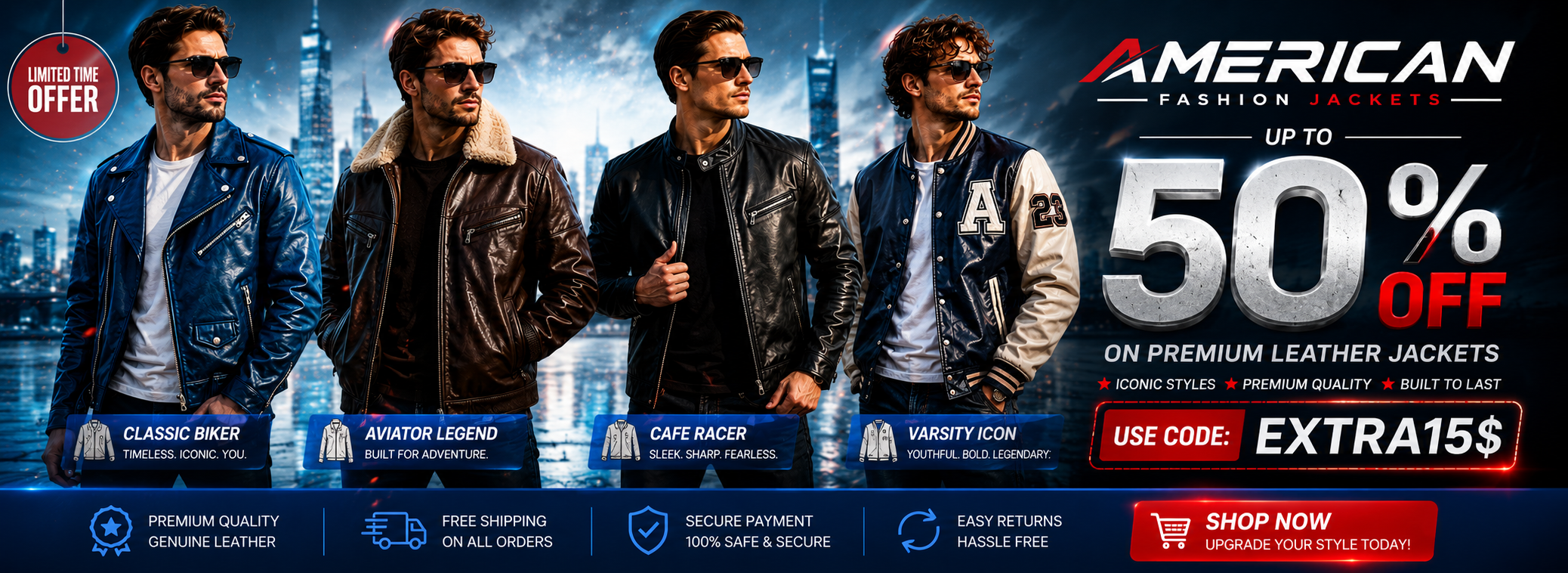 Sale on jackets